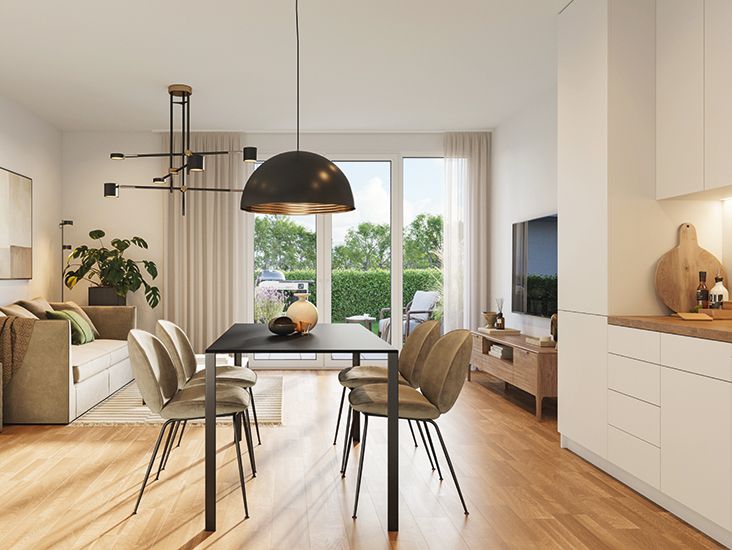 Freiheit in 4 Zimmern mit 2 Dachterrassen und Weitblick - WE709